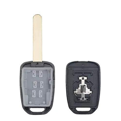 2 Button Key Replacement Shell Compatible for Honda City, I-VTEC, I-dtec, Amaze, WRV, CRV, Jazz