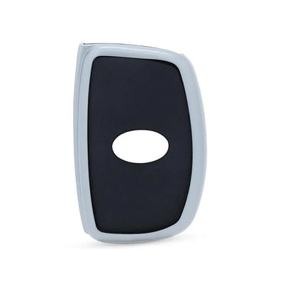 RF REDFOXX Key Cover Compatible with Hyundai Alcazar and Creta Car 4 Button Smart Key (White) .