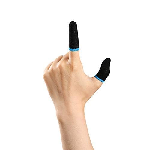 RF REDFOXX Thumb Sleeve, Slip-Proof Sweat-Proof Professional Touch Screen Thumbs Finger Sleeve for Pubg Mobile Phone Game Gaming Gloves Made up of Rare Material (1 Pair).