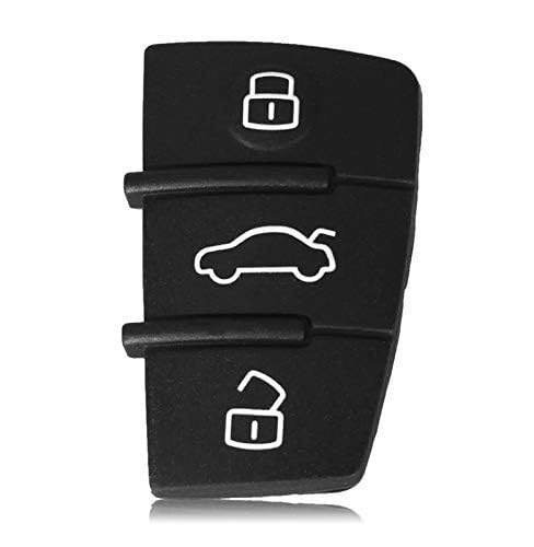 RF REDFOXX 3 Button Folding Remote Flip Car Key Case Shell Fob for Audi A2 A3 A4 A6 A6L A8 Q7 TT Key Fob Case Replacement