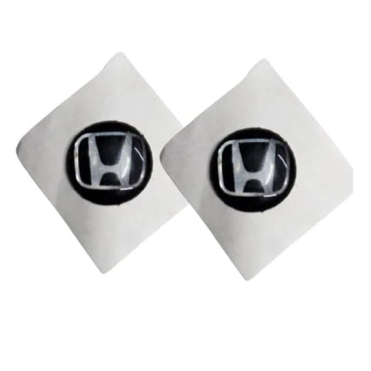 RF REDFOXX Car Sticker Key Fob Remote Badge – 14mm Oval Auto Emblem Logo Decal Compatible with Vehicles (Pack of 2).