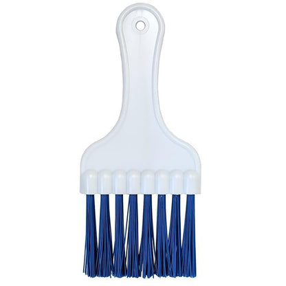 Midwest Hearth Plastic Air Conditioner Condenser Fin and Refrigerator Coil Cleaning Whisk Brush, Blue