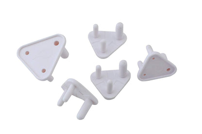 Baby Safety Socket Plug Covers Pack of 10 Child Proof Electric Socket Protector Dummy Plug Guards for Switch Board Shock Prevention Safety Caps for Kids (White)