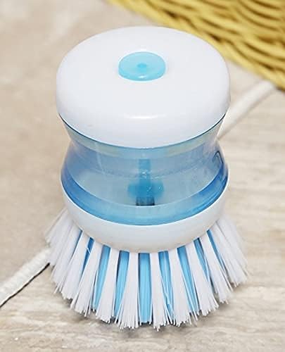 Kitchen Creative Fashion Cleaning Brush with Soap Dispenser for Kitchen, Sink, Dish Washer and Other Household Cleaner (1 - PC)
