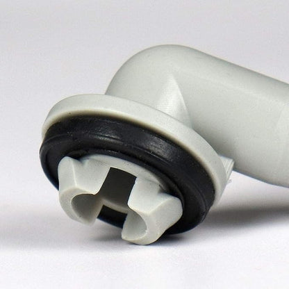 AC Drain Hose Connector Elbow, 15mm/26mm/46mm, White Plastic Fitting for Mini-Split and Window Air Conditioner