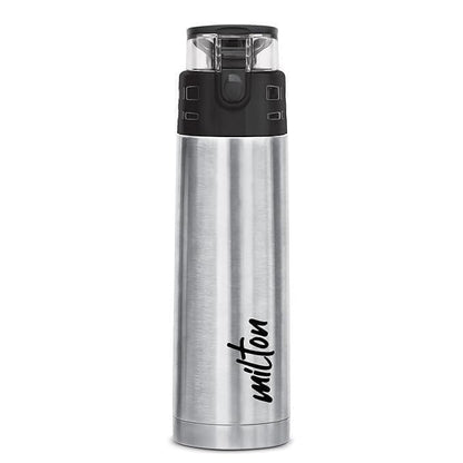 Replacement Flip-Top Lid Compatible with Milton Atlantis Thermosteel Bottle | Fits 500ml & 600ml Bottles | Leak-Proof BPA-Free Plastic Cap with Handle | Durable Replacement Bottle Lid (Pack of 1)