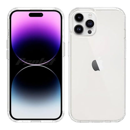 RF REDFOXX Compatible with i-Phone 11 Clear Case | Slim Shockproof Silicon & TPU Back Cover with Camera | Anti-Yellowing Scratch Resistant Transparent Phone Case for iPhone 11 (iPhone 14 Pro Max)