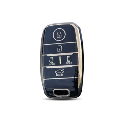 TPU Key Cover Compatible with KIA Carnival. (Black)