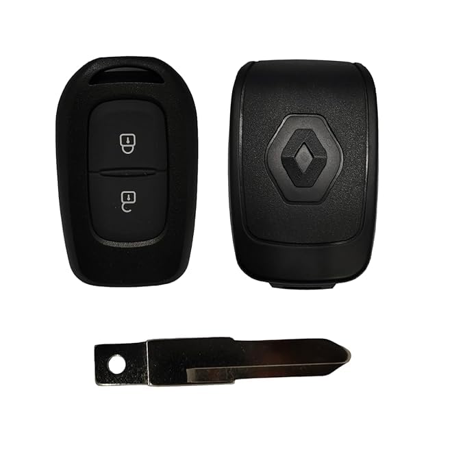 Key Cover, Silicon Key Cover, for Renault Kwid, Quid Renault Duster(2016 Onwards), triber, Kiger, Black