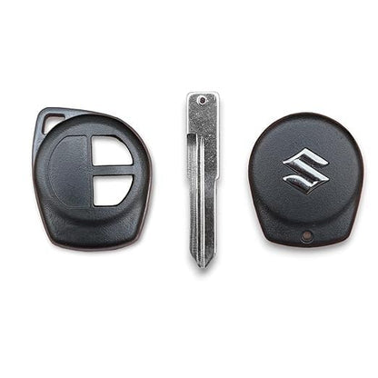 Remote Key Shell Compatible for Maruti Suzuki Swift, Dzire, WagonR, Alto, SX4, Ritz, Old Ertiga – Replacement Key Case with Blade (No Remote/Sensor Included) | Durable ABS Car Key Cover