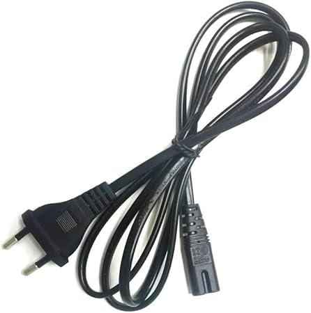 RF REDFOXX 2 Pin Adapter & Tape Recorder | Power Cable Cord | 1.5M Length, Convenience & Compatibility