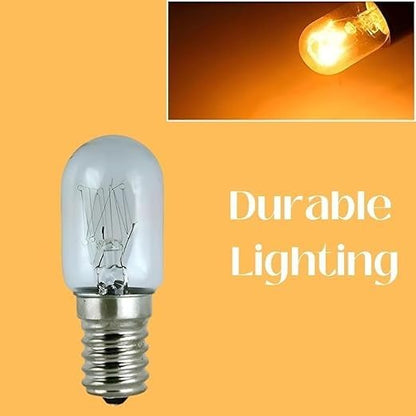 RF REDFOXX 15W E-14 Refrigerator Bulb,Ideal for illuminating the interior of standard refrigerators, Energy-Efficient Lighting for a Cozy Atmosphere Pack of 2.