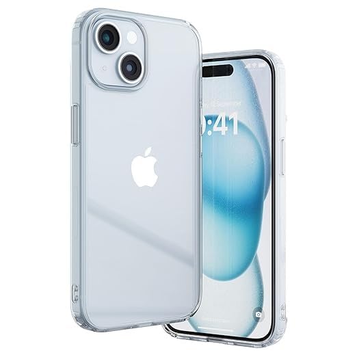 Compatible with i-Phone 11 Clear Case | Slim Shockproof Silicon & TPU Back Cover with Camera | Anti-Yellowing Scratch Resistant Transparent Phone Case for iPhone 11 (iPhone 15 Plus)