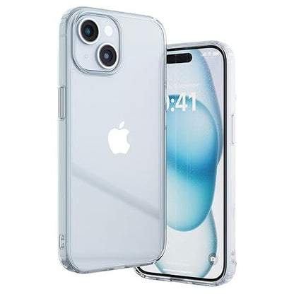 Compatible with i-Phone 11 Clear Case | Slim Shockproof Silicon & TPU Back Cover with Camera | Anti-Yellowing Scratch Resistant Transparent Phone Case for iPhone 11 (iPhone 15 Plus)