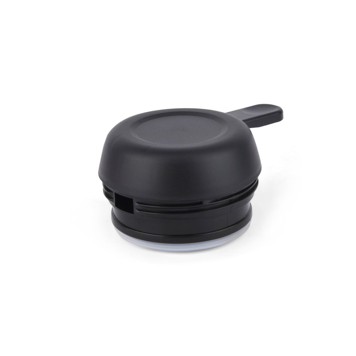 Spare Lid Compatible with Milton Astral Thermosteel Kettle & Flask | Push Button Replacement Cap | Fits 1L, 1.5L, 1.6L, 1.9L & 2L | Leak-Proof BPA-Free | Black (Only Lid)