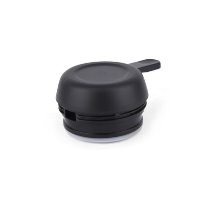 Spare Lid Compatible with Milton Astral Thermosteel Kettle & Flask | Push Button Replacement Cap | Fits 1L, 1.5L, 1.6L, 1.9L & 2L | Leak-Proof BPA-Free | Black (Only Lid)