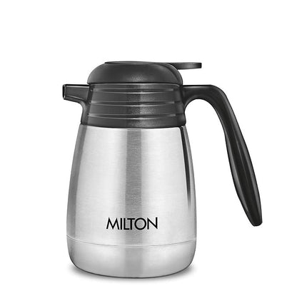 Spare Lid Compatible with Milton Thermosteel Carafe Replacement Lid, Leak-Proof Spare Cap, Compatible with 1000 ml Flask, Black