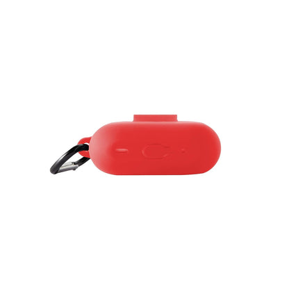 RedFoxx Soft Silicon Shockproof Cover Case with Free Keychain Compatible with Apple AIRPODS PRO 2, Leather Case Airpod Pro 2 (Red)