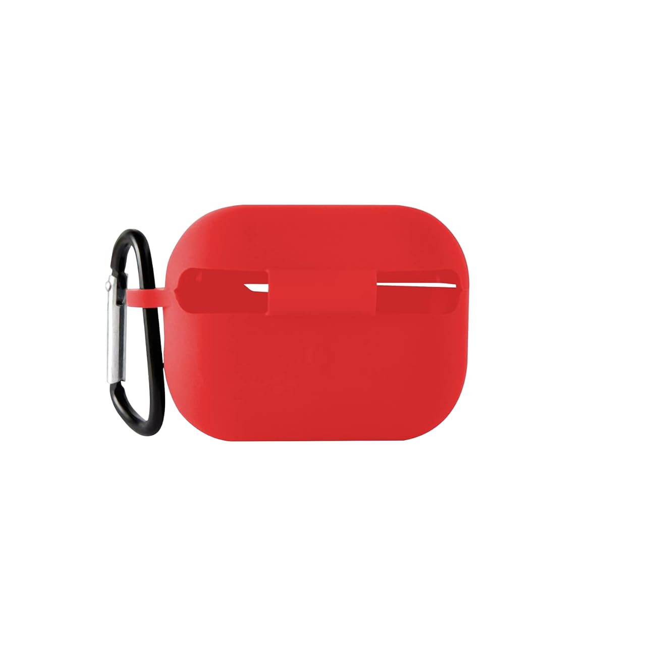 RedFoxx Soft Silicon Shockproof Cover Case with Free Keychain Compatible with Apple AIRPODS PRO 2, Leather Case Airpod Pro 2 (Red)