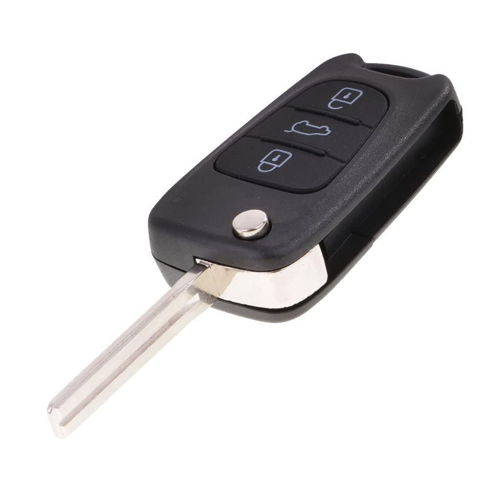 Fly Master Replacement Flip Key Shell Compatible for Old Hyundai i20 Below 2012 Models