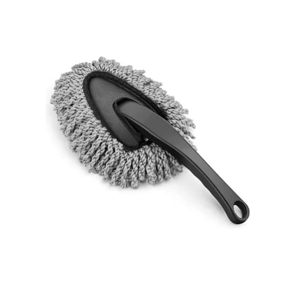 RF REDFOXX Mini Microfiber Duster Interior Multi-Purpose Duster Brush with Handle for Car Cleaning (Pack of 1).