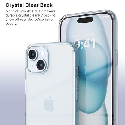 Compatible with i-Phone 11 Clear Case | Slim Shockproof Silicon & TPU Back Cover with Camera | Anti-Yellowing Scratch Resistant Transparent Phone Case for iPhone 11 (iPhone 15 Plus)