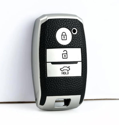 RF REDFOXX Kia Seltos Sonet 3 Button Smart Key | Car Key Cover | Protects & Personalizes