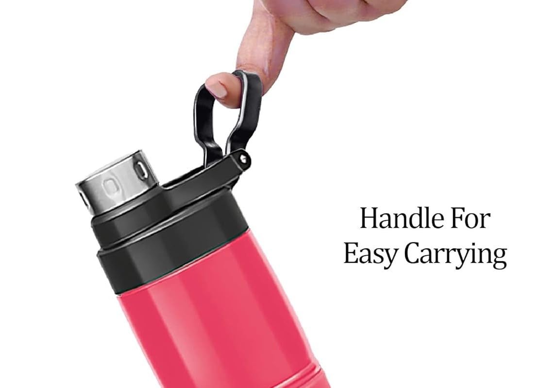 Milton Spare Lid for Amigo Thermosteel Bottle (660ML, 800ML, 1000ML) | Leak-Proof BPA-Free Replacement Cap | Hot & Cold Water Bottle Lid