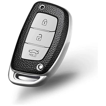 RF REDFOXX Hyundai Verna Creta, Compatible for i10 Grand, i20 Elite, i20 Car Accessories | Fluidic, Old i20, Santafe Push Button Smart Key | Car Key Cover | Protects and Personalizes Your Key .