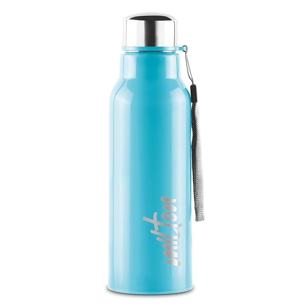 Replacement Lid for Milton Steel Fit Water Bottle | Compatible with 600ml & 900ml Thermosteel Bottles | Durable Stainless Steel Cap with Strap | Leak-Proof & Rust-Resistant Spare Lid