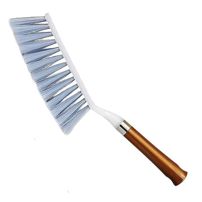 Long Bristle Polypropylene Dust Cleaning Brush – Ideal for Carpet Cleaning, Car Seats, Beds, Sofas, Curtains, Mats, and Household Upholstery Cleaning – Multicolour (Pack of 1).
