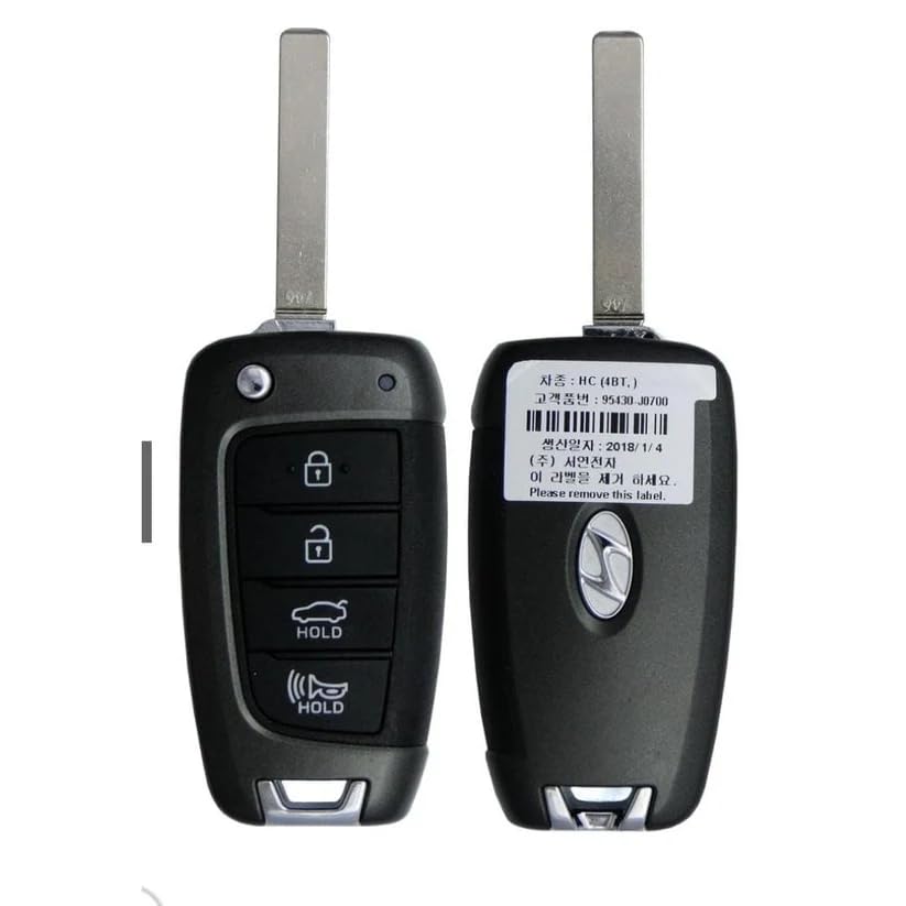 RF REDFOXX Hyundai Verna 2018 | Compatible for i10 Grand, i20 Elite, i20 Car Accessories | Automotive Accessories |Durable Car Key Shell Your Vehicle