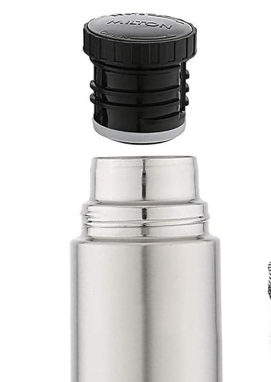 Spare Lid for Milton Thermosteel Bottle – 350ml/500ml | Leak-Proof Plain Cap | Compatible with Hot & Cold Vacuum Flask | BPA-Free, ISI Certified
