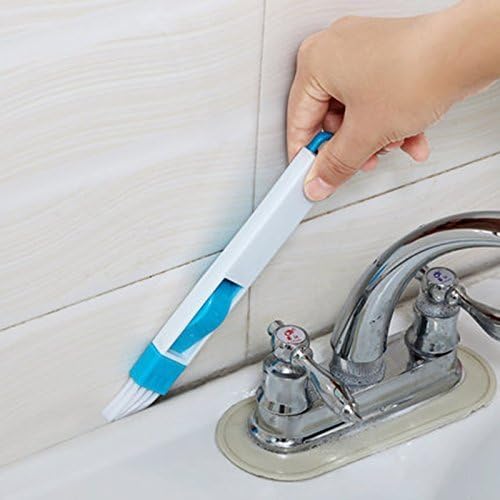 Plastic Corners & Edges Dust Multipurpose Use Cleaning Brush for Window Frame, Keyboard with Mini Dustpan