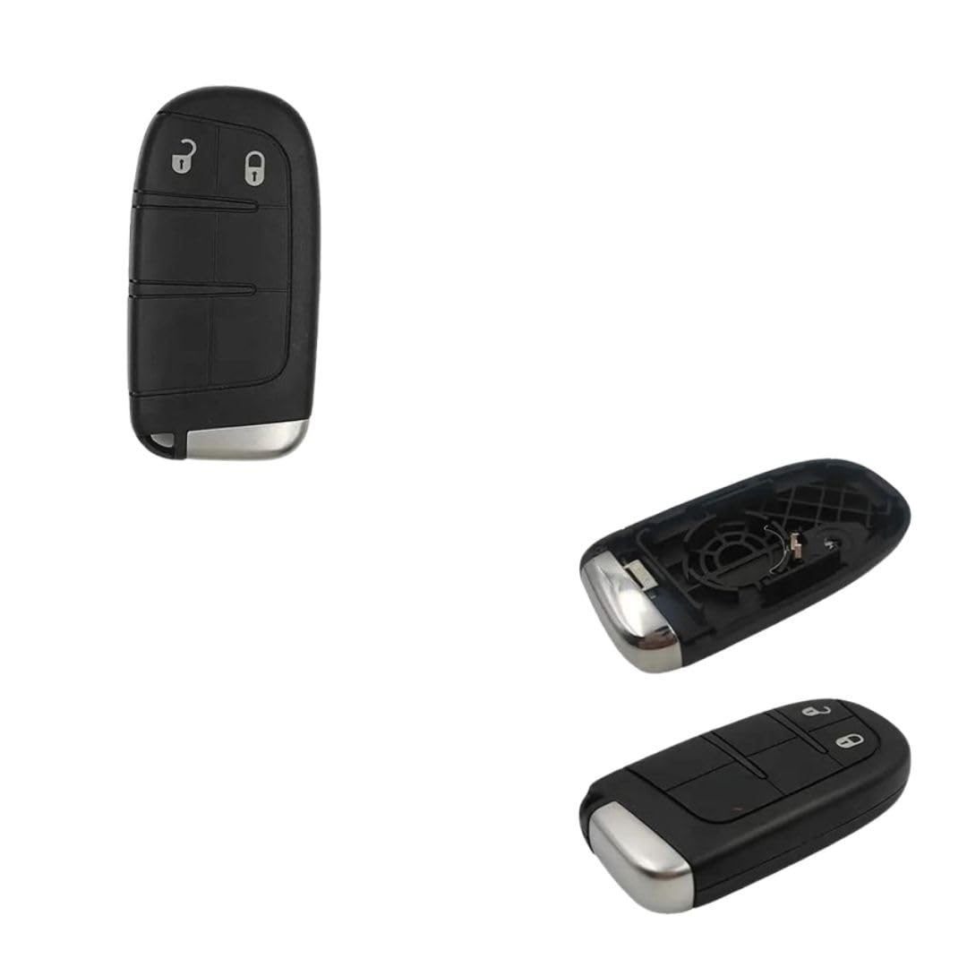 Key Replacement Shell for Compass: 2-Button Smart Key Remote Cover with Integrated Compass – Durable and Stylish Key Fob Shell for Secure, Convenient Use Key Remote Shell.