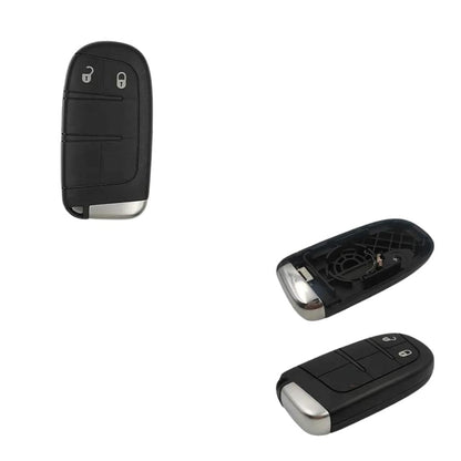 Key Replacement Shell for Compass: 2-Button Smart Key Remote Cover with Integrated Compass – Durable and Stylish Key Fob Shell for Secure, Convenient Use Key Remote Shell.