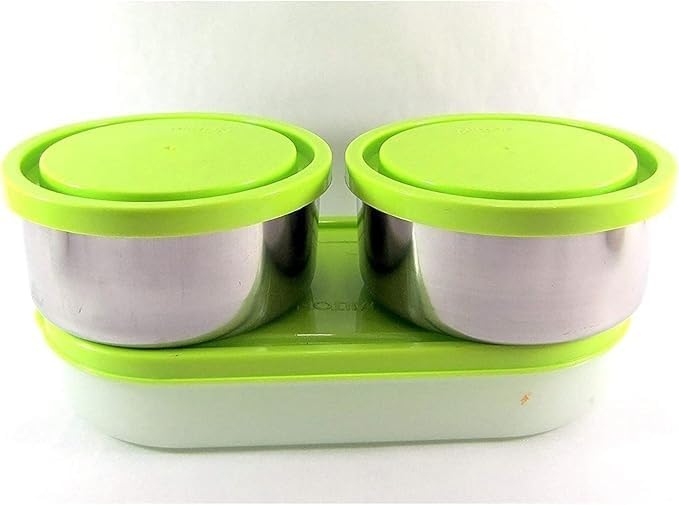 Spare Ranger Lid Compatible with Milton Executive Lunch Box | Fits 280ml Round Steel & 450ml Containers | Leak-Proof Replacement Tiffin | Green (Only Lid)