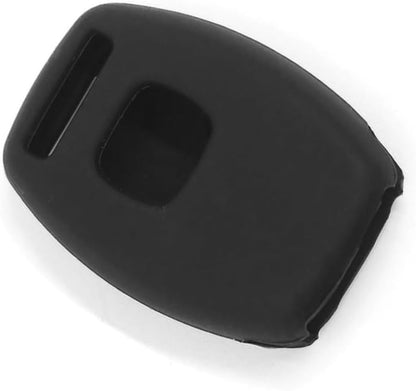 RF REDFOXX Silicon Key Shell Key Cover for Honda City/Civic/Jazz/Mobileo/Amaze/CRV/Brio/2 Button Key (Black)