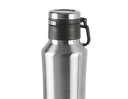 Spare Lid for Milton Gulp Thermosteel Bottle – Compatible with 600ml / 900ml / 1100ml | Leak-Proof Stainless Steel Cap | 24-Hour Hot & Cold | 1 Pc (Silver)