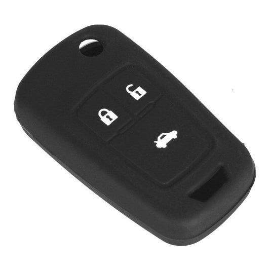 Silicon Key Cover for Chevrolet Cruze (Black)
