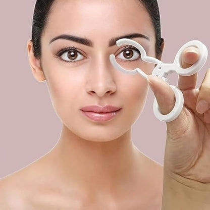 RF REDFOXX Contact Lens Applicator & Remover Tool | Easy Eye Opener Lens Insertion & Removal Tweezer | Travel-Friendly Contact Lens Case Kit with Mirror | Hygienic & Portable (1 Set)