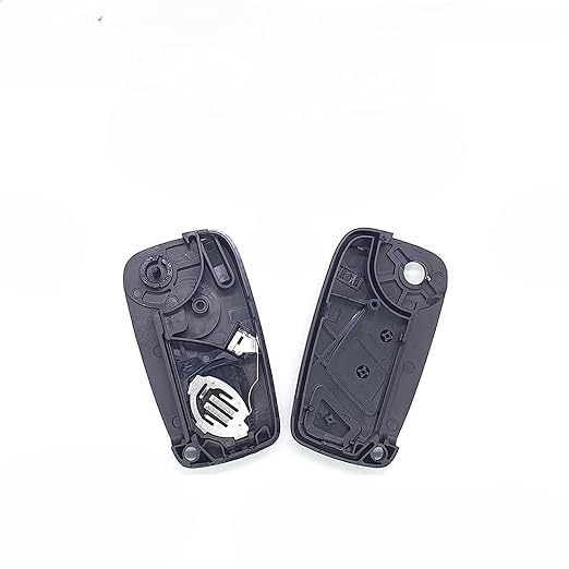 Fiat Car Key Fob Shell Case Replacement, Compatible with Punto and Linea, 3-Button Remote, Black