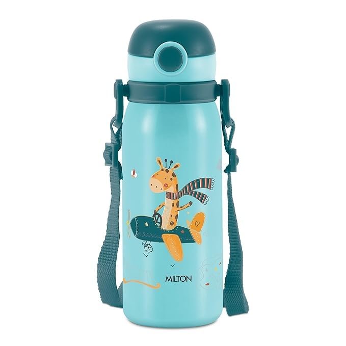 Spare Spout Lid Compatible with Milton Thermosteel Companion Water Bottle | Fits 300ml & 450ml Bottles | Leak-Proof Replacement Lid | Easy-Grip Design | Hot & Cold Use | Blue (Only Lid)