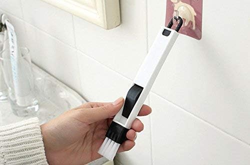 Plastic Corners & Edges Dust Multipurpose Use Cleaning Brush for Window Frame, Keyboard with Mini Dustpan