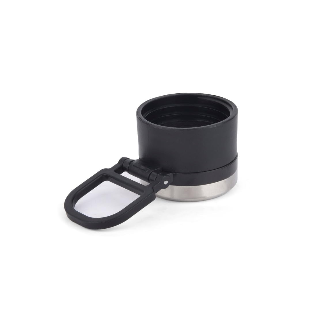 Spare Lid for Milton Gulp Thermosteel Bottle – Compatible with 600ml / 900ml / 1100ml | Leak-Proof Stainless Steel Cap | 24-Hour Hot & Cold | 1 Pc (Silver)