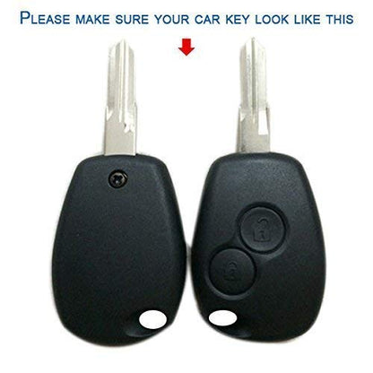 Button Remote Car Shell/Case/Body for Centre Locking/Key Less Entry for Renault Logan/Duster/Verito