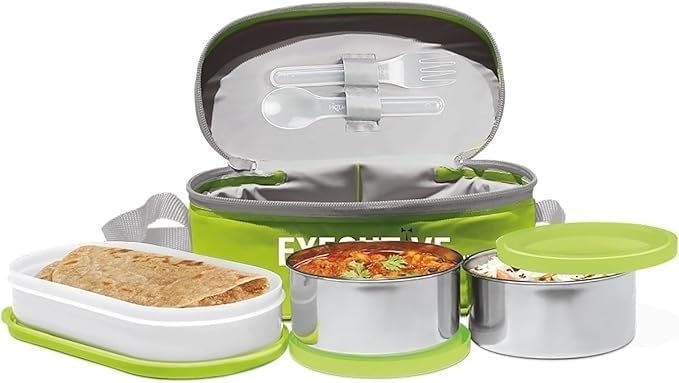 Spare Ranger Lid Compatible with Milton Executive Lunch Box (280ml Round Steel & 450ml Container) – Green | Leak-Proof BPA-Replacement Tiffin | Secure Fit Cover (Only Lid)