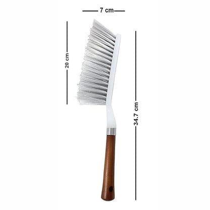 Long Bristle Polypropylene Dust Cleaning Brush – Ideal for Carpet Cleaning, Car Seats, Beds, Sofas, Curtains, Mats, and Household Upholstery Cleaning – Multicolour (Pack of 1).