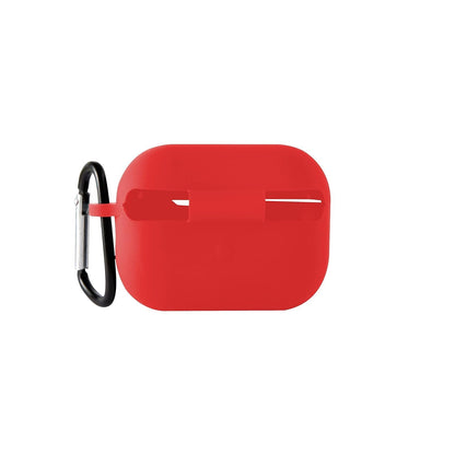 RedFoxx Soft Silicon Shockproof Cover Case with Free Keychain Compatible with Apple AIRPODS PRO 2, Leather Case Airpod Pro 2 (Red)