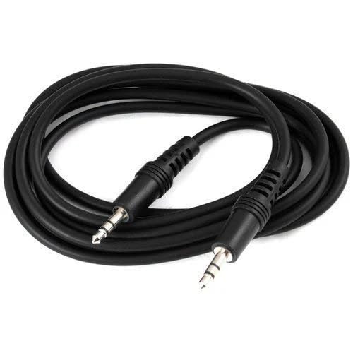 RF REDFOXX Electronics Accessories | 3.5mm Male to Male Stereo Aux Cable | Connects audio devices for quality sound playback.